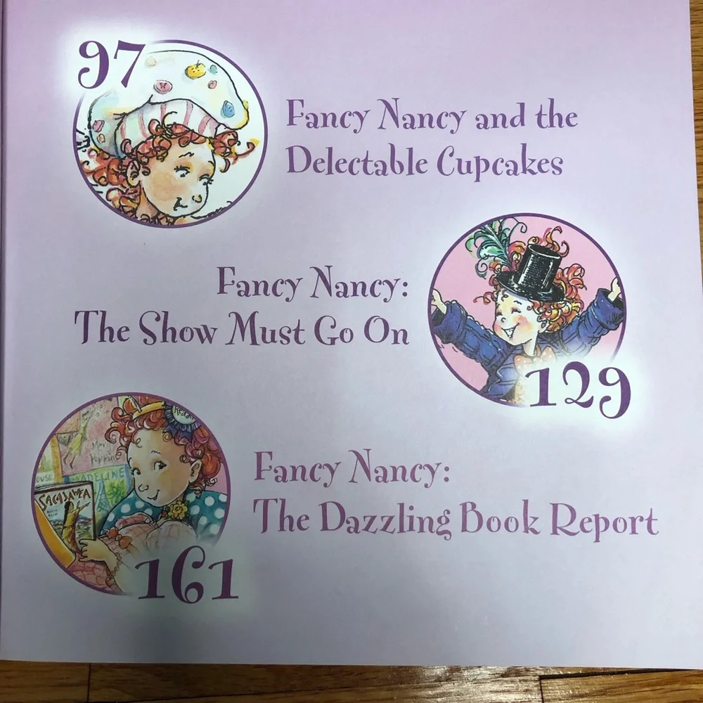 Fancy Nancy hardcover books 6 storybook‎ collection and Ooh La La Beauty Day